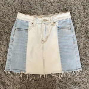 pacsun denim skirt